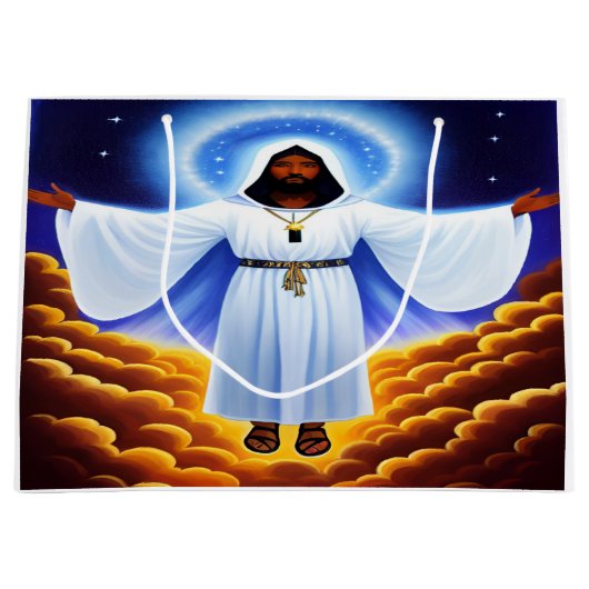 Ik ben de lichte Christelijke geschenktas Groot Cadeauzakje (Voorkant)