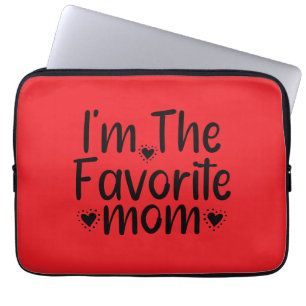 Ik ben de lievelingsmoeder laptop sleeve