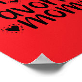 Ik ben de lievelingsmoeder poster (Hoek)