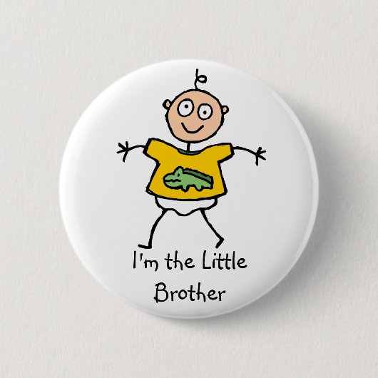 Ik ben de Little Brother-knop Ronde Button 5,7 Cm (Voorkant)