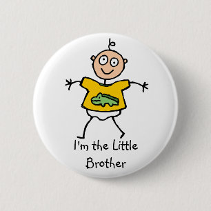 Ik ben de Little Brother-knop Ronde Button 5,7 Cm