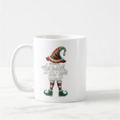 Ik ben de Little Sister Elf Family Matching Group  Koffiemok (Links)