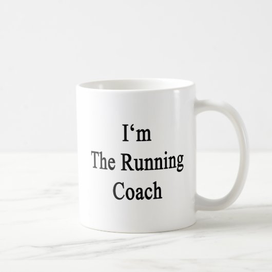 Ik ben de lopende coach koffiemok (Rechts)