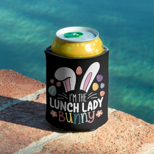Ik ben de lunchdame Bunny Easter Matching Blikjeskoeler (Insitu Zwembad)