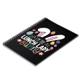Ik ben de lunchdame Bunny Easter Matching Notitieboek (Linkerzijde)