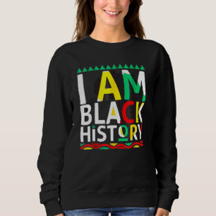 Ik ben de maand van de zwarte geschiedenis Afro Af Trui