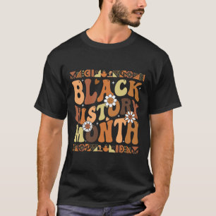 Ik ben de maand van de zwarte geschiedenis Afro-Am T-shirt