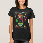 Ik ben de mam Elf Matching Family Merry Kerstmis S T-shirt (Voorkant)