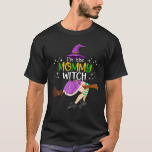 Ik ben de mama heks grappige halloween bijpassende t-shirt