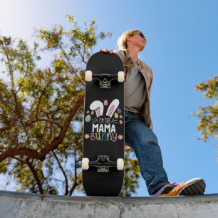 Ik ben de mama-moeder konijn Paasfamilie matching Persoonlijk Skateboard