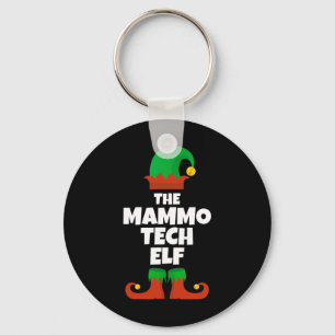 Ik ben de Mammo Tech Elf Familie Pajama Kerstman Sleutelhanger