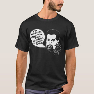 Ik ben de man die het T-shirt speelt