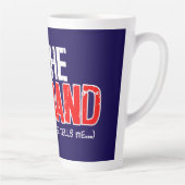 Ik ben de man, ik doe wat mijn vrouw me zegt latte mok (Rechts)