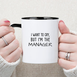 Ik Ben De Manager Grappig Kantoor Collega Humor Mok