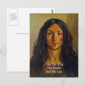 IK BEN DE MANIER VAN DE WAARHEID EN HET LEVEN BRIEFKAART (Voorkant / Achterkant)