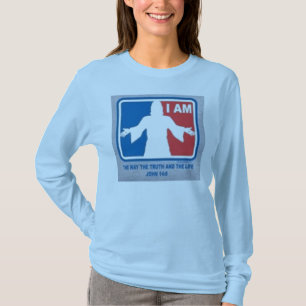 Ik ben de manier waarop de waarheid en het leven t-shirt