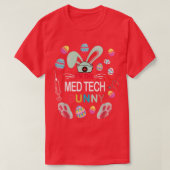 Ik ben de Med Tech Bunny Matching Family Easter Pa T-shirt (Design voorkant)