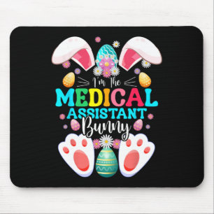 Ik ben de Medical Instant Bunny Paasdag konijnenma Muismat
