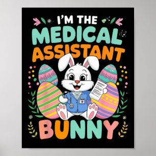 Ik ben de Medical Instant Bunny Paaspret Poster