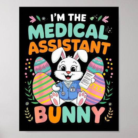 Ik ben de Medical Instant Bunny Paaspret Poster (Voorkant)