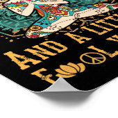 Ik ben de meeste vredesliefde en licht een beetje- poster (Hoek)