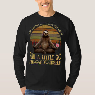 Ik ben de meeste vredesliefhebber en lichtgele ggo t-shirt