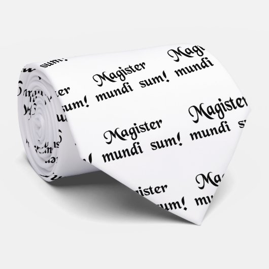 Ik ben de meester van het universum! stropdas (Opgerold)