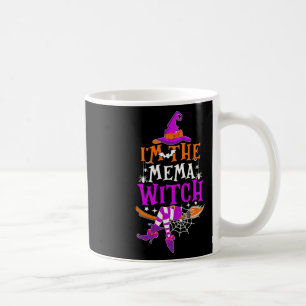 Ik ben de Mema Witch Fun Halloween Family Matching Koffiemok