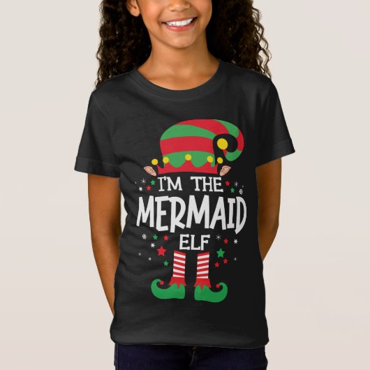 Ik ben de Memere Elf Grappige bijpassende Kerstmis T-shirt (Voorkant)