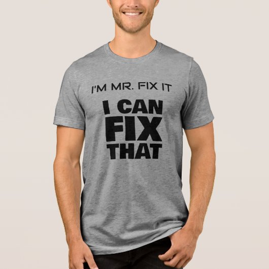 Ik ben de meneer repareert het basis T-shirt (Voorkant)