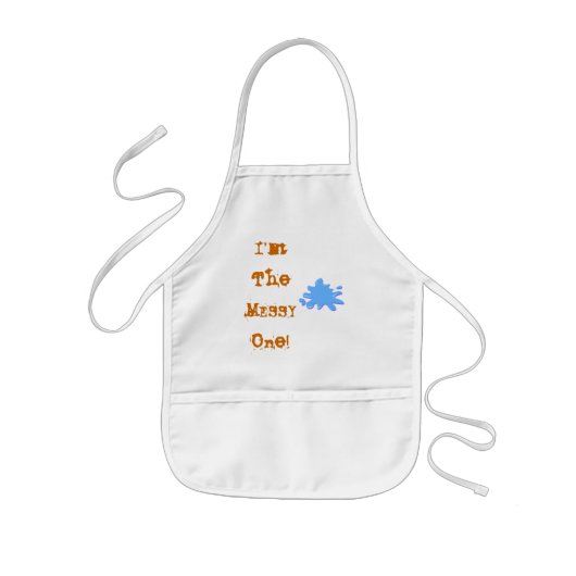 Ik ben de MESSY. Kinder Schort (Voorkant)
