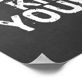 Ik ben de mijne, zodat ik je kan schoppen. poster (Hoek)