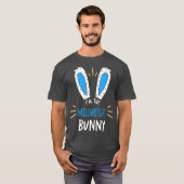 Ik ben de Millwright Bunny Ears Machinist Pasen T-shirt (Voorkant volledig)