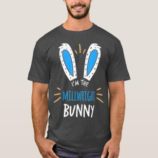 Ik ben de Millwright Bunny Ears Machinist Pasen T-shirt