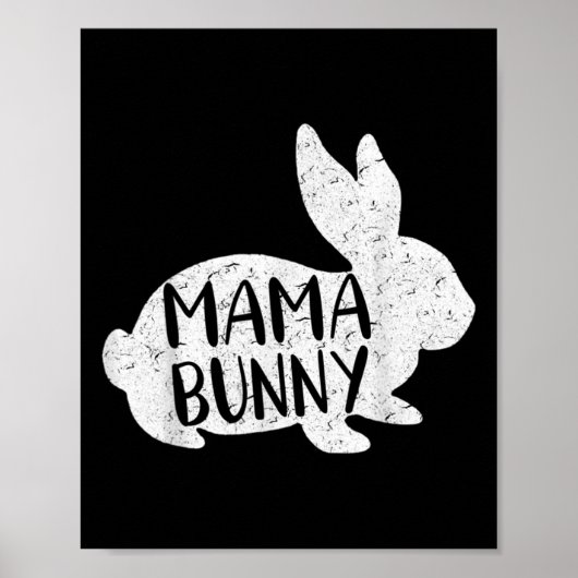 Ik ben de Mimi Bunny Pasen Grappig Pasen Moederdag Poster (Voorkant)