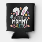 Ik ben de moeder Bunny paasfamilie matching Blikjeskoeler (Voorkant)