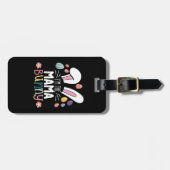 Ik ben de moeder moeder bunny paasfamilie matching bagagelabel (Voorkant horizontaal)