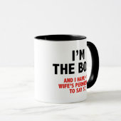 Ik ben de Mok van de Boss Coffee (Voorkant rechts)