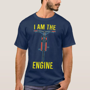 Ik ben de motor anti-EBike-elektrische fietser T-shirt