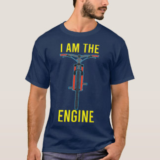 Ik ben de motor anti-EBike-elektrische fietser T-shirt