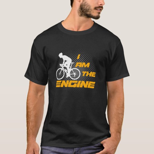 Ik ben de motor fietsen t-shirt (Voorkant)