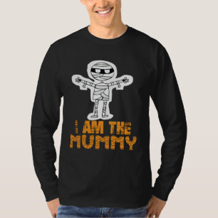 Ik Ben De Mummie Halloween Candy Corn Volle Maan G T-shirt