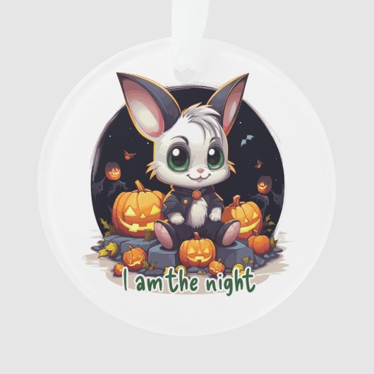 Ik ben de nacht ornament (voorkant)