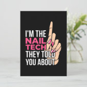 Ik Ben De Nagelstyliste Kaart (Staand voorkant)