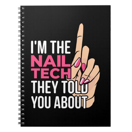 Ik Ben De Nagelstyliste Notitieboek (Voorkant)