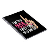 Ik Ben De Nageltechnicus Notitieboek (Rechterzijde)