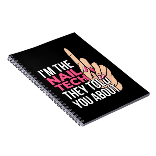 Ik Ben De Nageltechnicus Notitieboek (Rechterzijde)