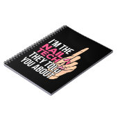 Ik Ben De Nageltechnicus Notitieboek (Linkerzijde)