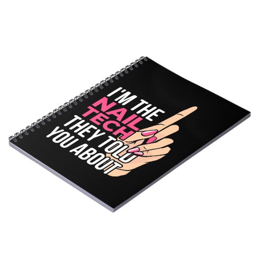 Ik Ben De Nageltechnicus Notitieboek (Linkerzijde)