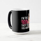 Ik ben de Nail Tech Magische Mok (Voorkant links)